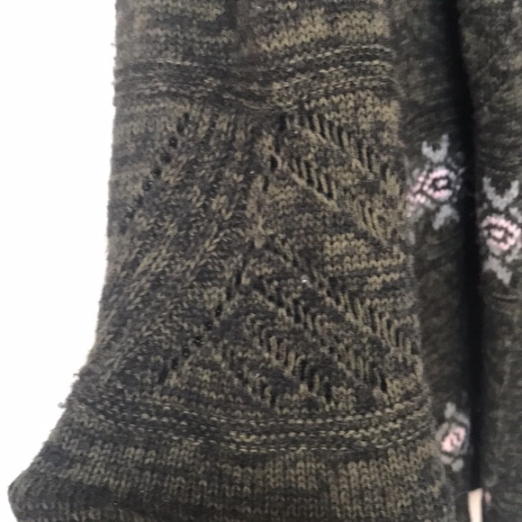 TORRID MULTI-COLOR GEOMETRIC PATTERN OPEN FRONT CARDIGAN 1X - Picture 6 of 12